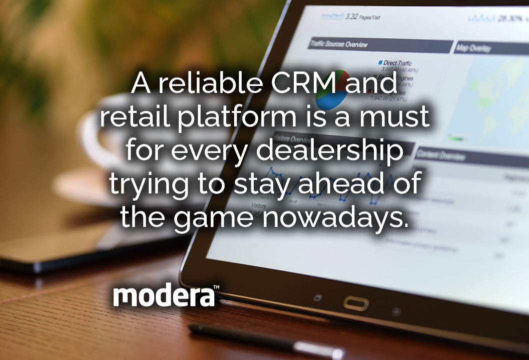 dealerships and showrooms need reliable CRM