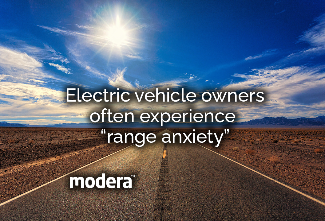 Electric vehicle owners often experience “range anxiety”