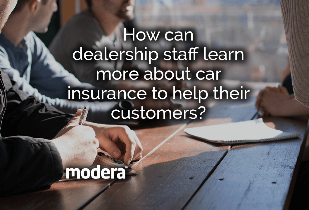 How can dealership staff learn more about car insurance to help their customers