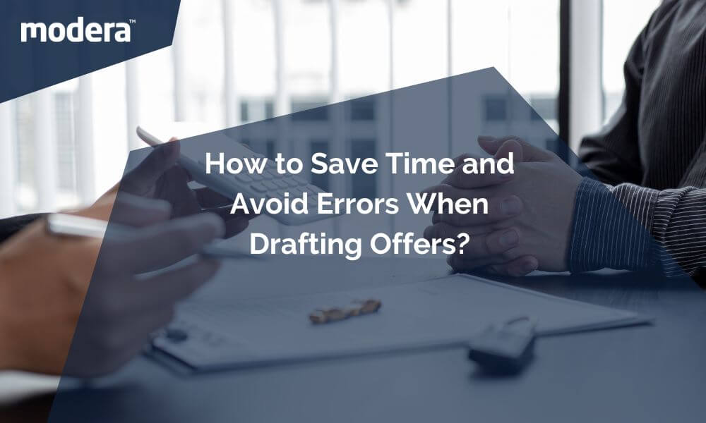 avoid errors when drafting offers